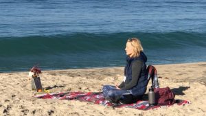 beach meditation