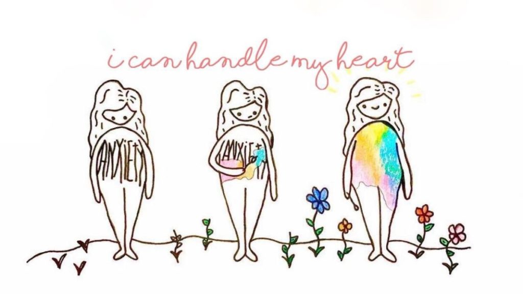 I can handle my heart illustration