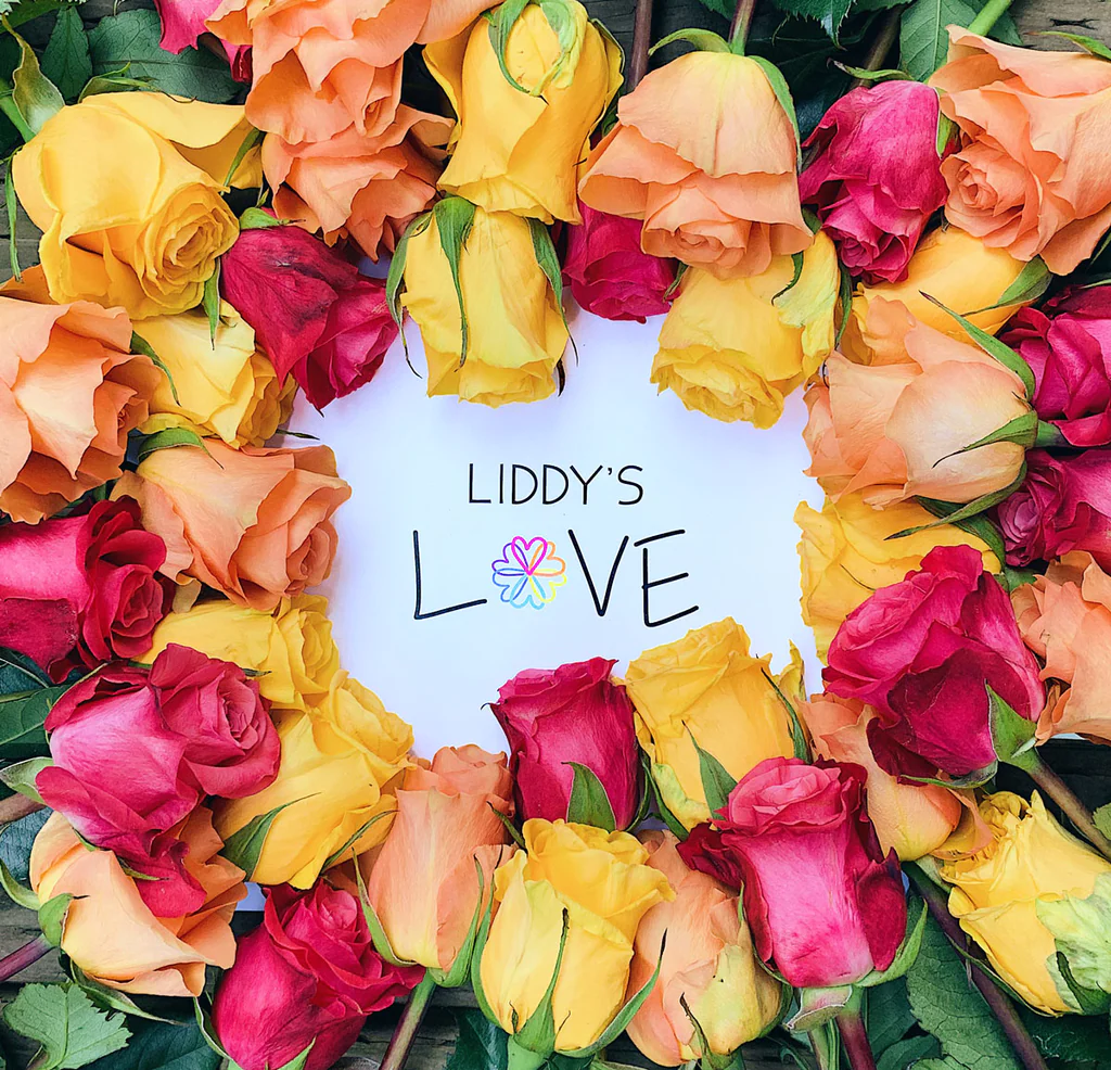 Roses surrounding text that reads Lidd's Love