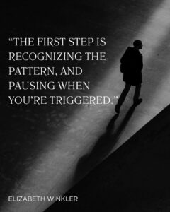 The First Step Elizabeth Winkler Quote