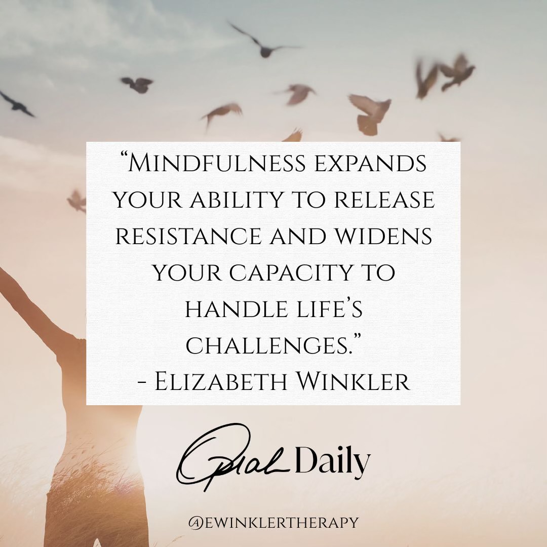 Mindfulness expands your body's ability