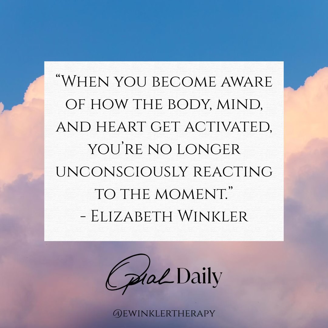 When you become aware