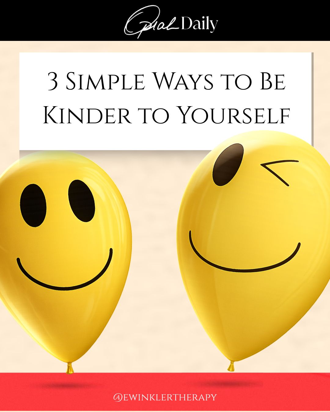 3 Simple Ways to be Kinder to Yourself